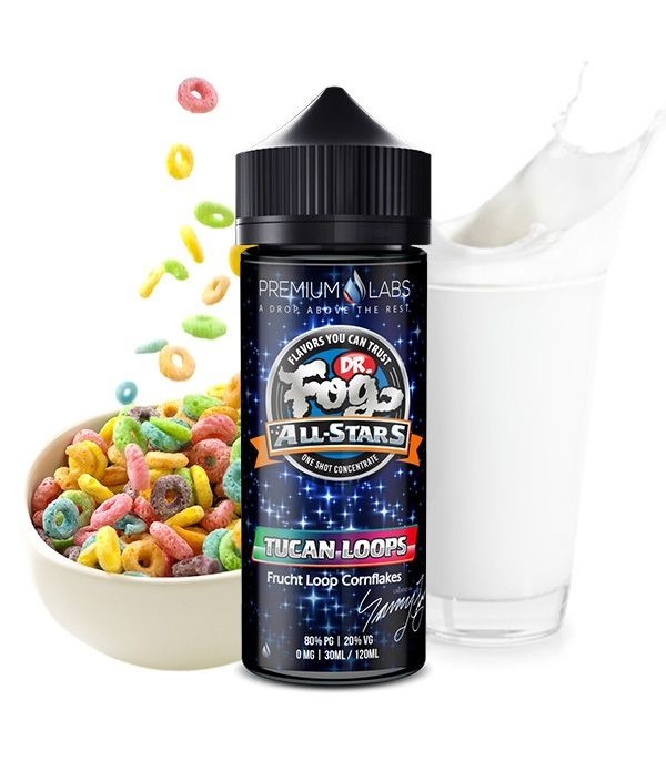 Dr Fog-ALL STARS- TUCAN LOOPS  30/120 ML  AROMA