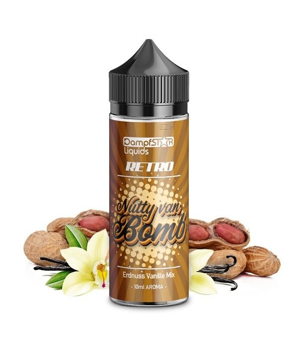 Nutty Van Bomb Aroma 10ml- Dampfstar Retro