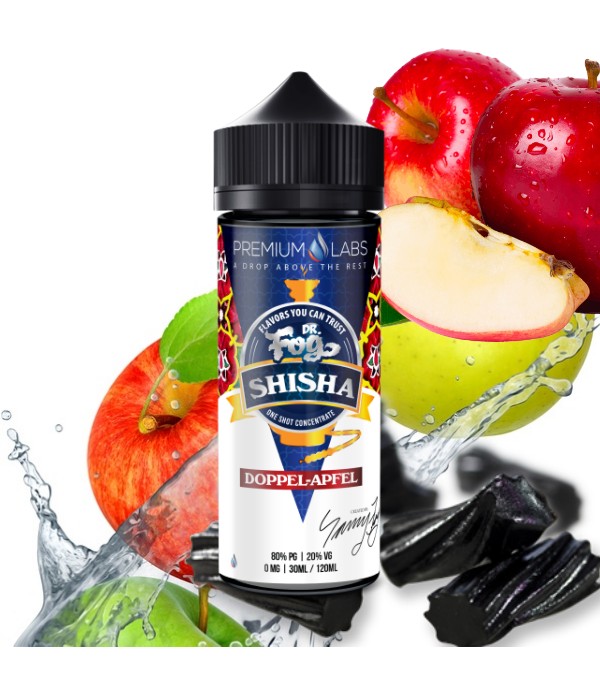 Dr. Fog Shisha 30ml - Doppel Apfel Aroma online g�...