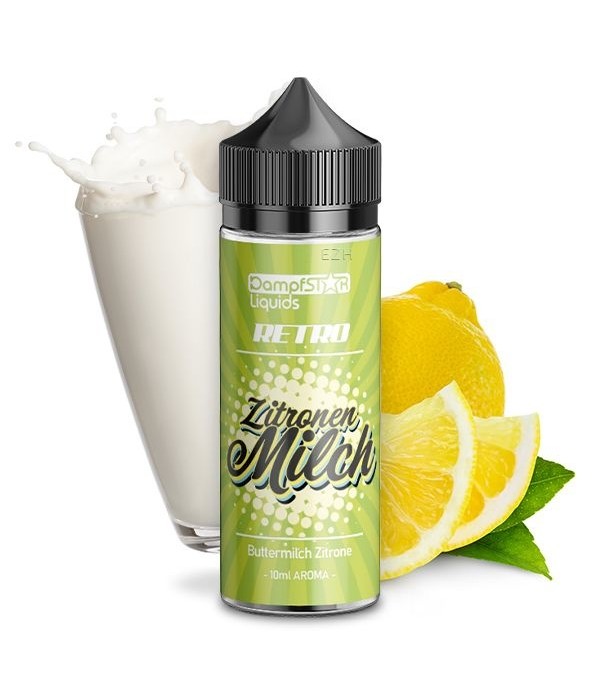 DAMPFSTAR Retro Zitronen Milch Aroma 10/120ML