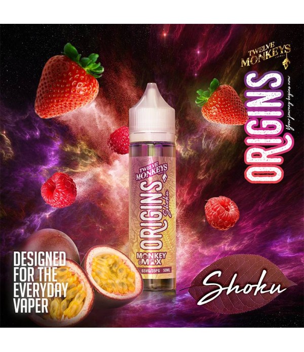 Twelve Monkeys Origins - Shoku 50ml E-Liquid | Oxy...