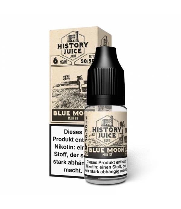 History Juice BLUE MOON Liquid 10 ml 6mg / 12mg Ni...
