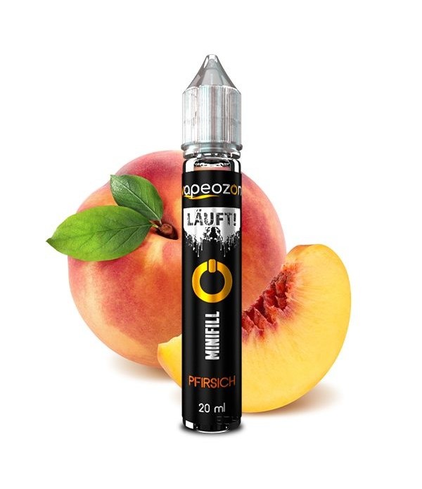 Vapeozon Läuft Liquid-Pfirsich 20ml-Minifill
